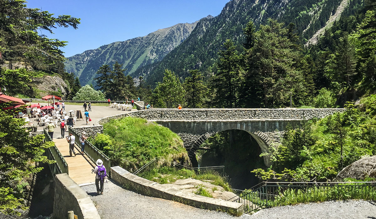 Le Pont d'Espagne en été - Cauterets