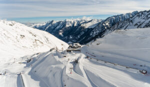 vue d'ensemble sur la station de ski