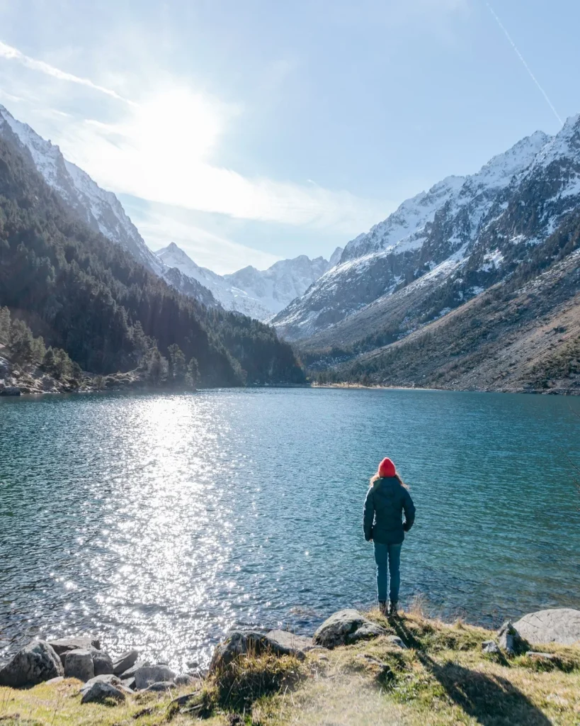 Lac de Gaube hiver
