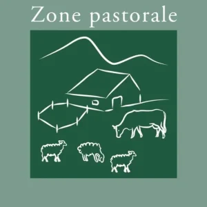 Panneau officiel de signalisation en zone pastorale pour informer sur le pastoralisme Pyrénéen