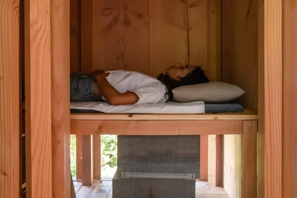 Sieste avec les abeilles